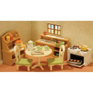 sylvanian families country kitchen set