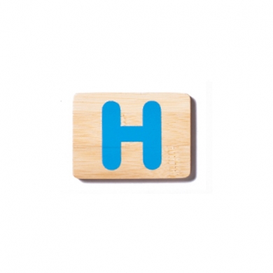 EverEarth Bamboo Name Train Letter H